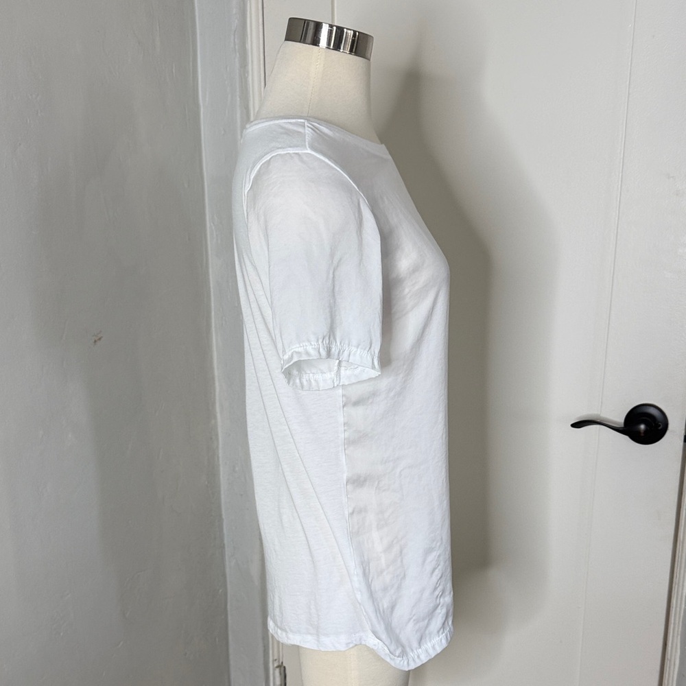 Zara Pure White Short Sleeve Top - Picture 2 of 5